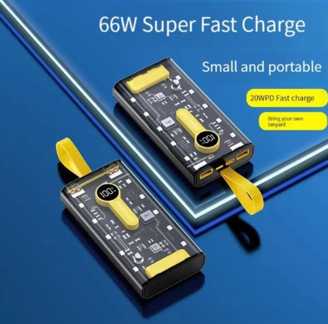 66W Super Fast Power Bank 10000MAH / 20000MAH.