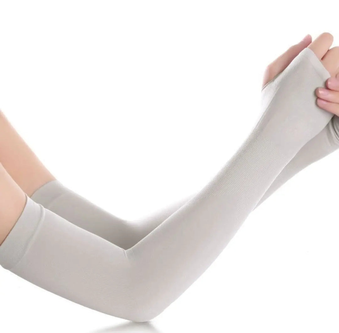 Ice Fabric - Sun Protection Arm Cooling Sleeve Cuffs UV Protection Breathable Arm Sleeve