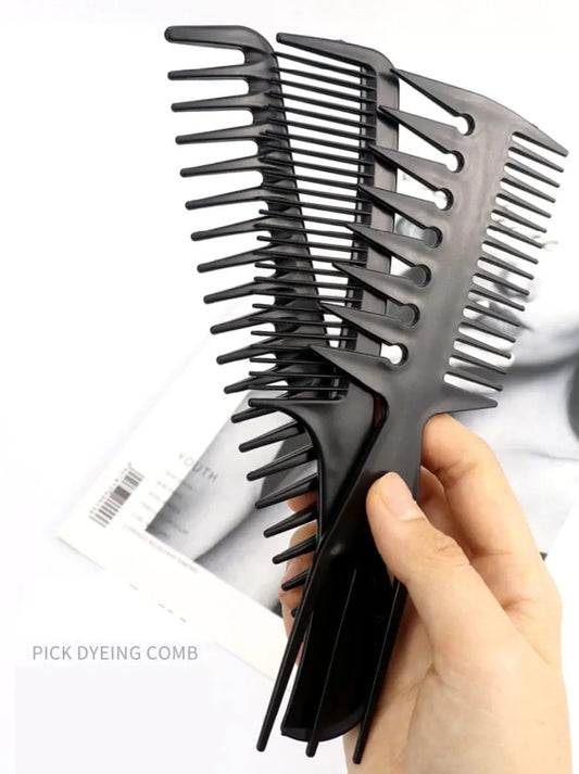 10PCs Professional Salon Hair Comb Set Gentle Vibrant Color Hair Combs - Easy to Style, Hairdressing Combs Set For Women And Men with Comfortable Handle, Durable ABS Plastic, Suitable for All Hair Types, Hair Brush, Hairdressing Comb