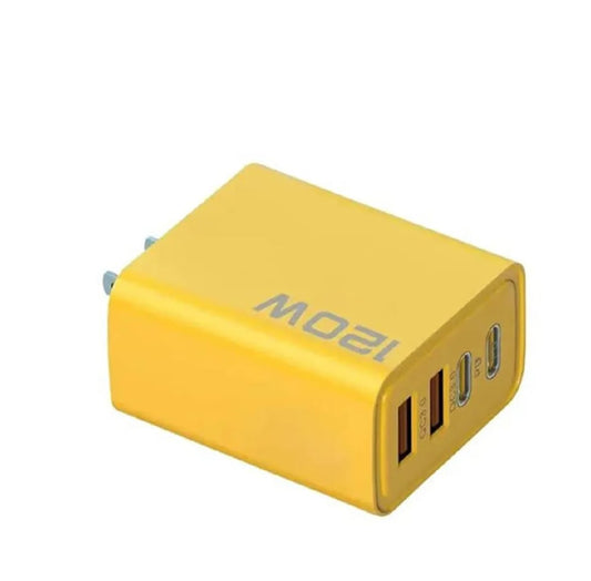 120W Fast Charger Type-C PD 4 Ports Fast Charging Charger EU/US Plug Quick Charge 3.0 Travel Charger Adapter