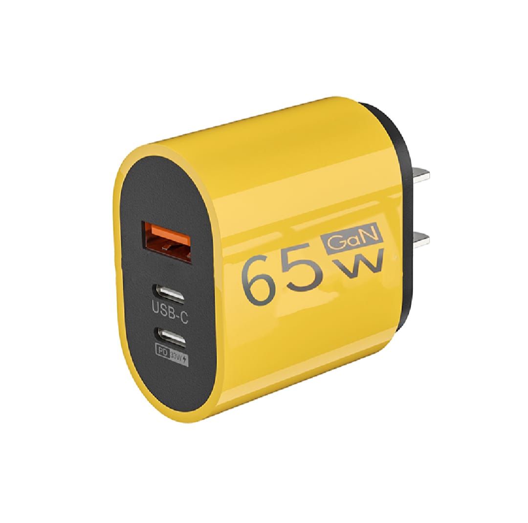 65W GaN Charger PD Fast Charge Type C USB Charger Phone Adapter 3 Port Wall Quick Charger