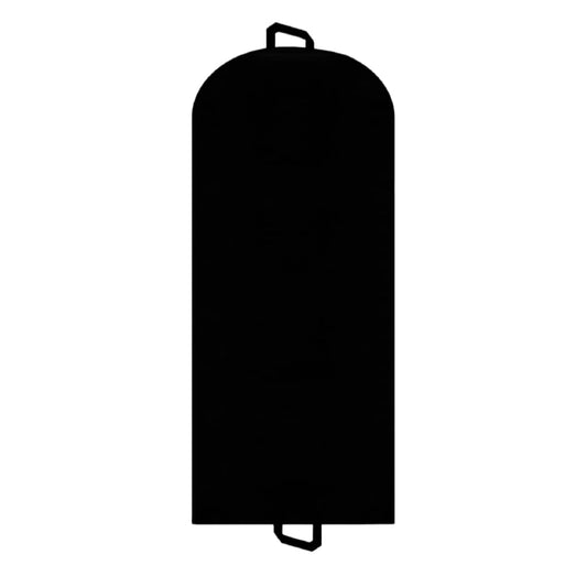 Pack of 6 60 Inches Black Dress Covers Dustproof and Waterproof Storage bags for Clothes, Dress Cover, Closet Organizer, Zipper Bag, Wardrobe Organizer