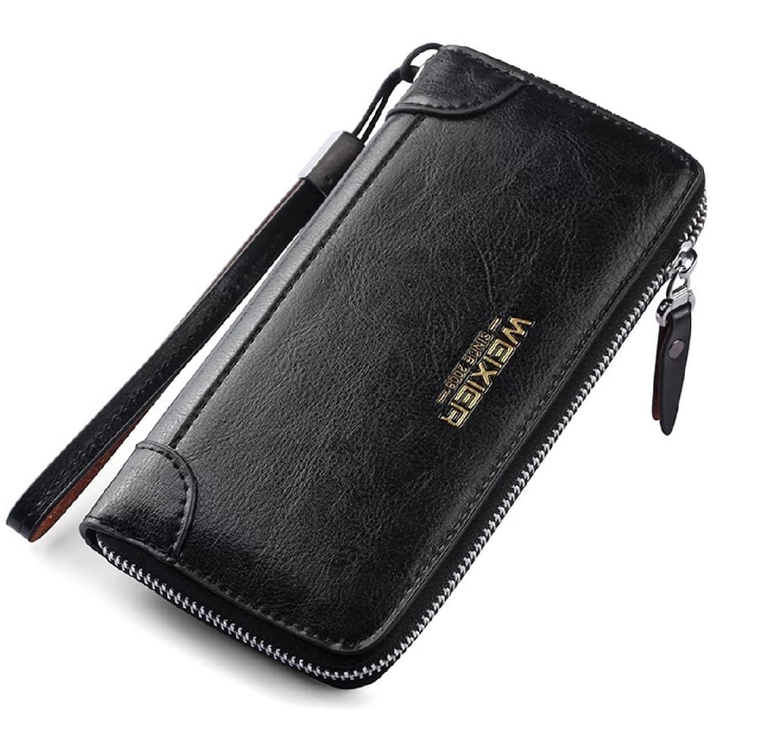 Soft Synthetic Leather Weixier Long Mobile and Money Wallet for Men