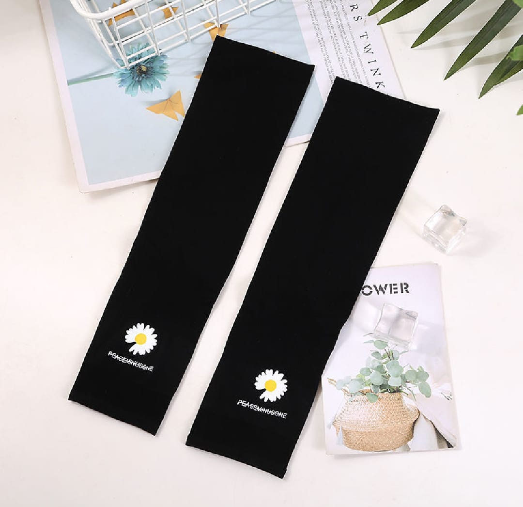 Sunscreen Ice Sleeve Female Ins Breathable Uv Arm Sleeve Male Ice Silk Sleeve