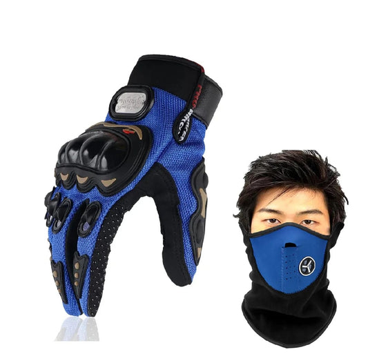 Pack of 2 - Gloves & MCS-01C + Summer & Winter Mask