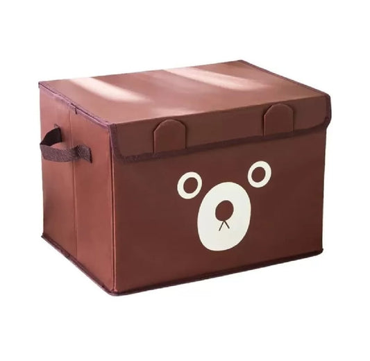 Panda Design Folding Storage Bins Basket Kid Toys Organizer Storage Box