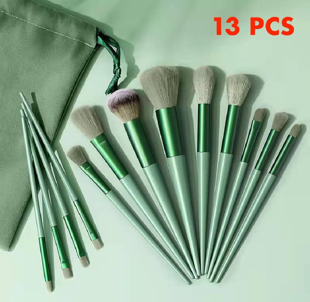 Premium 13 PCS Makeup Brushes Set Soft Hair Eyeshadow Contour Concealer Eyeliner Beauty Brush Foundation Makeup Cosmetic tools