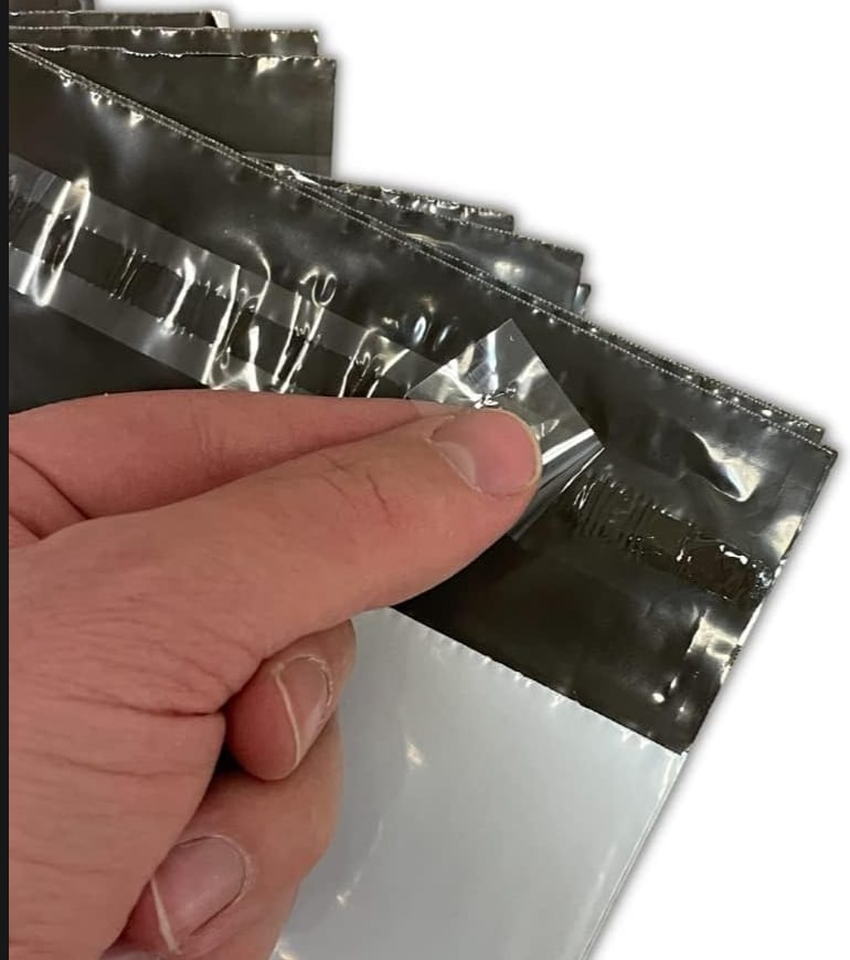 50 pcs Ecommerce Shipping Courier Flyer Bag with Pocket all sizes Tear Resistant Water Proof Durable Strong Self Seal Adhesive Strip Highly Reliable Economical Packaging Material