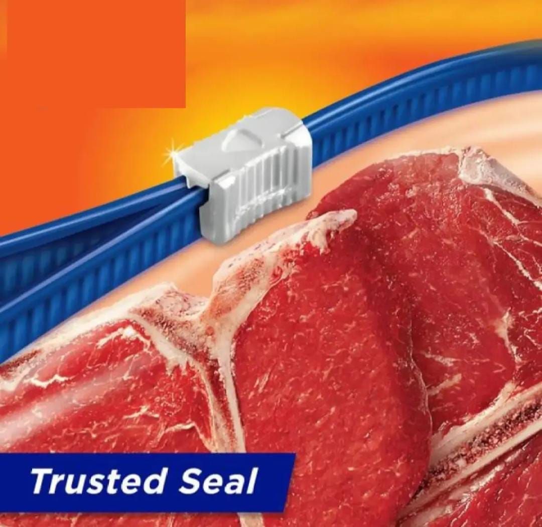 Pack of 40 Freezer Bags, Smart Zip Lock Plastic Bag