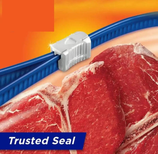 Pack of 40 Freezer Bags, Smart Zip Lock Plastic Bag