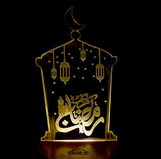 Ramzan Kareem Lamp, Room Decoration Items, Lamps for Bedroom, Table Lamp, Decorating Item, Ramadan Decorations
