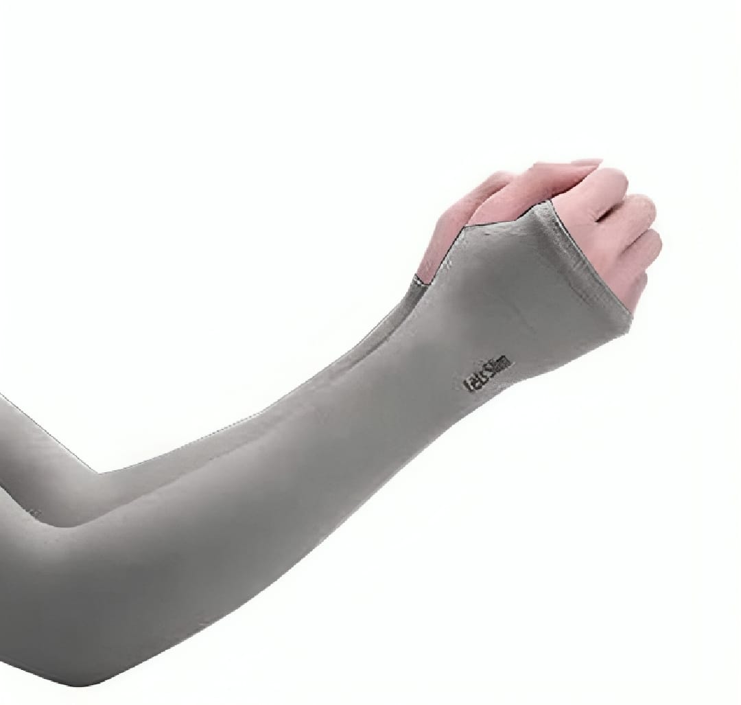 1 Pair Thumb Hole Arm Sleeves for Girls boys Women & Islamic Hijab Wearers UV Protection & Moisture Wicking Perfect for Cycling Running Golf & Outdoor Sports