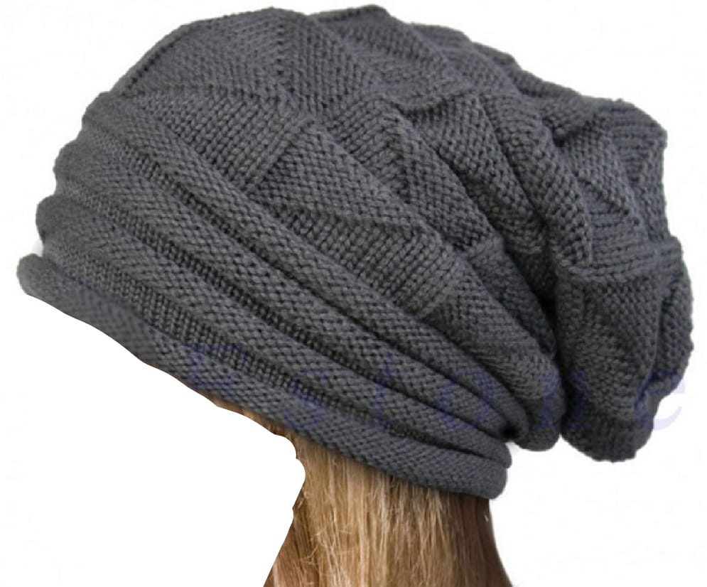 Winter Hat Long Size Knitted Cap High Quality Casual Beanies For Men & Women Solid Bonnet Cap