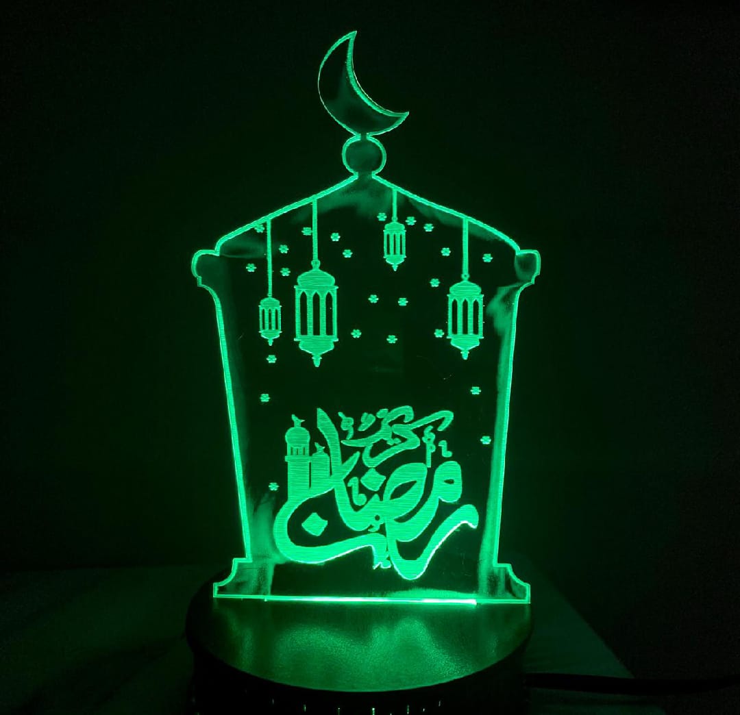 Ramzan Kareem Lamp, Room Decoration Items, Lamps for Bedroom, Table Lamp, Decorating Item, Ramadan Decorations