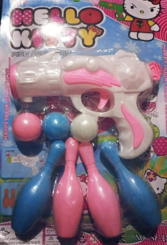 Shooting Ball Blaster With 3 Balls And 3 Bottles, Toys Set For KIDS