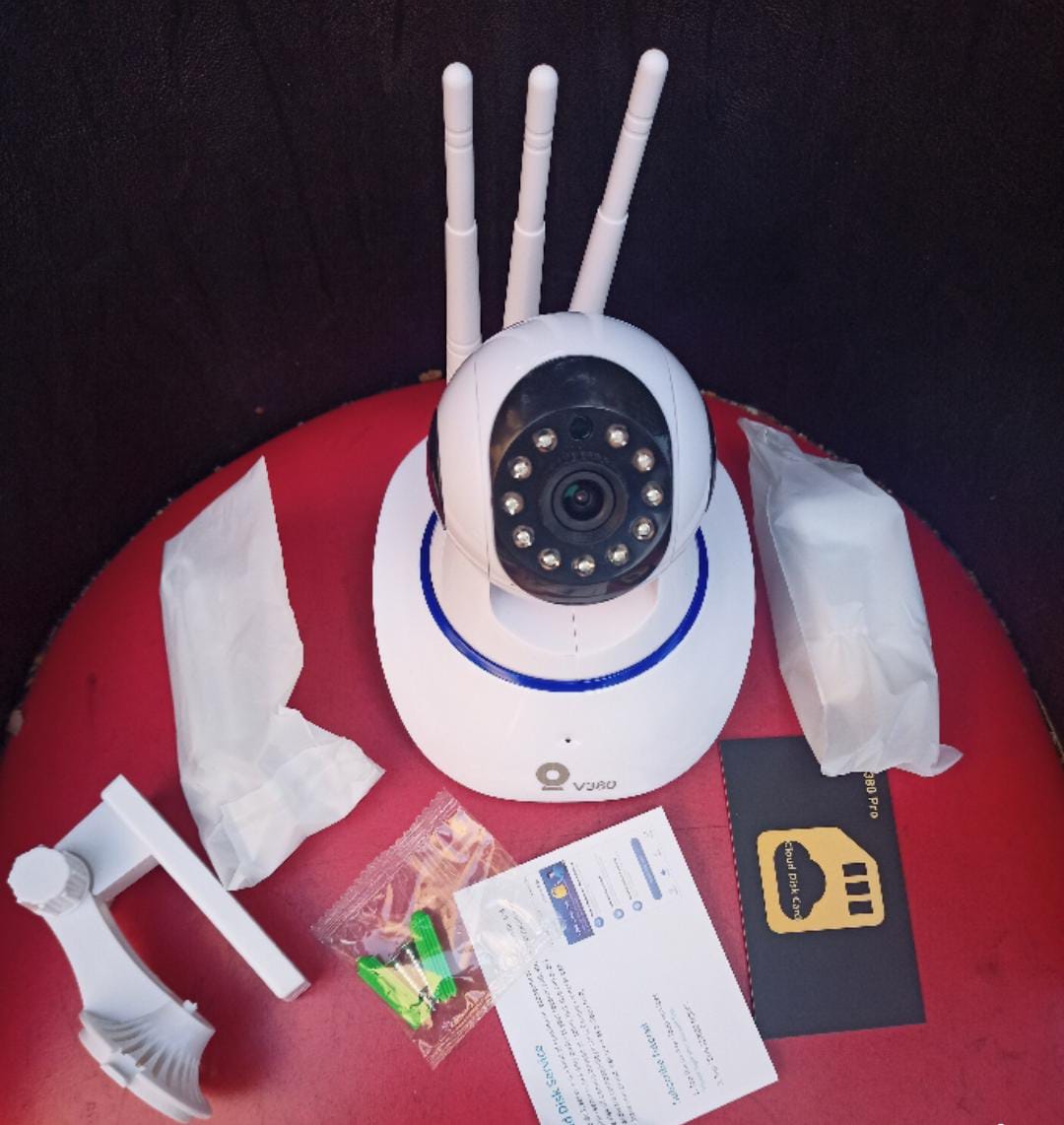 Hightech Wireless WIFI CCTV IP 1MP Camera 720P view PTZ With Triple Antenna v380