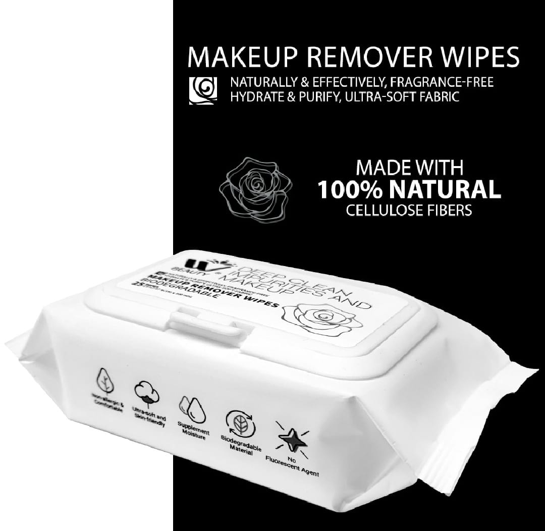 Makeup Remover Wipes 25 Sheet, Face & Body Wipes