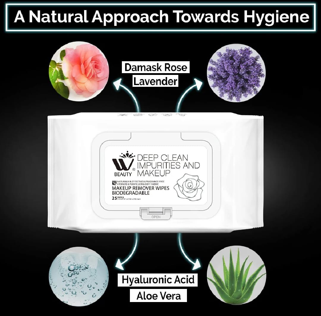 Makeup Remover Wipes 25 Sheet, Face & Body Wipes