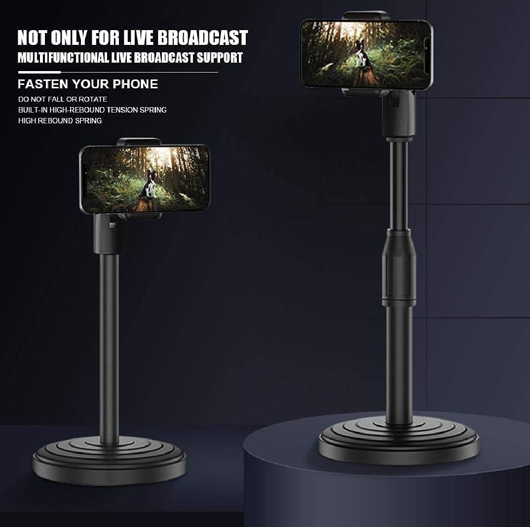 Mobile Phone Stand For Phone Retractable Holder Desk Table