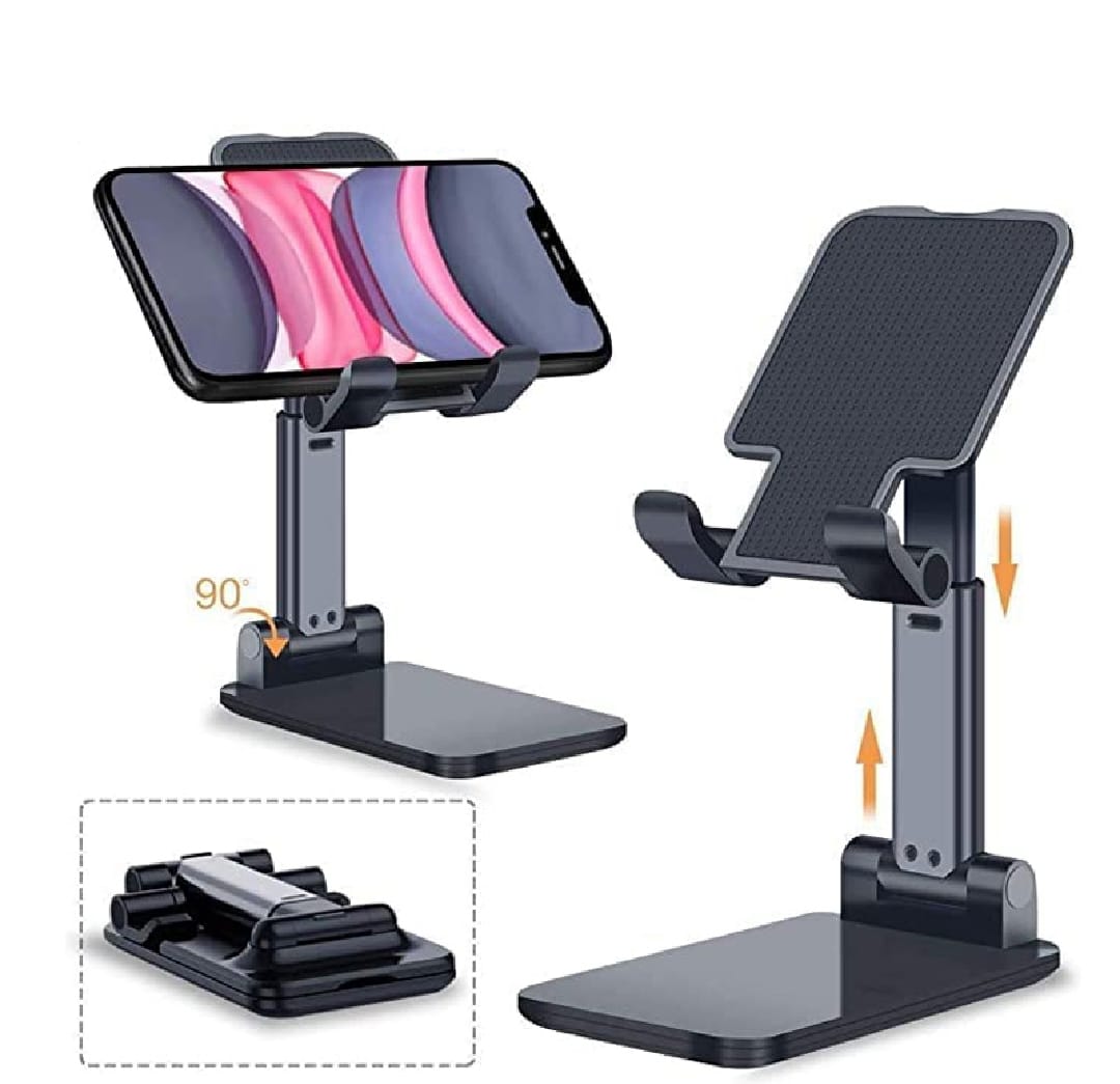 Mobile & Tablet Holder | Premier Quality Product | Adjustable and Flexible Stand | Compact Pocket Size | Easy to Carry | Best for Study and Office Use | Compatible with all size Mobile
