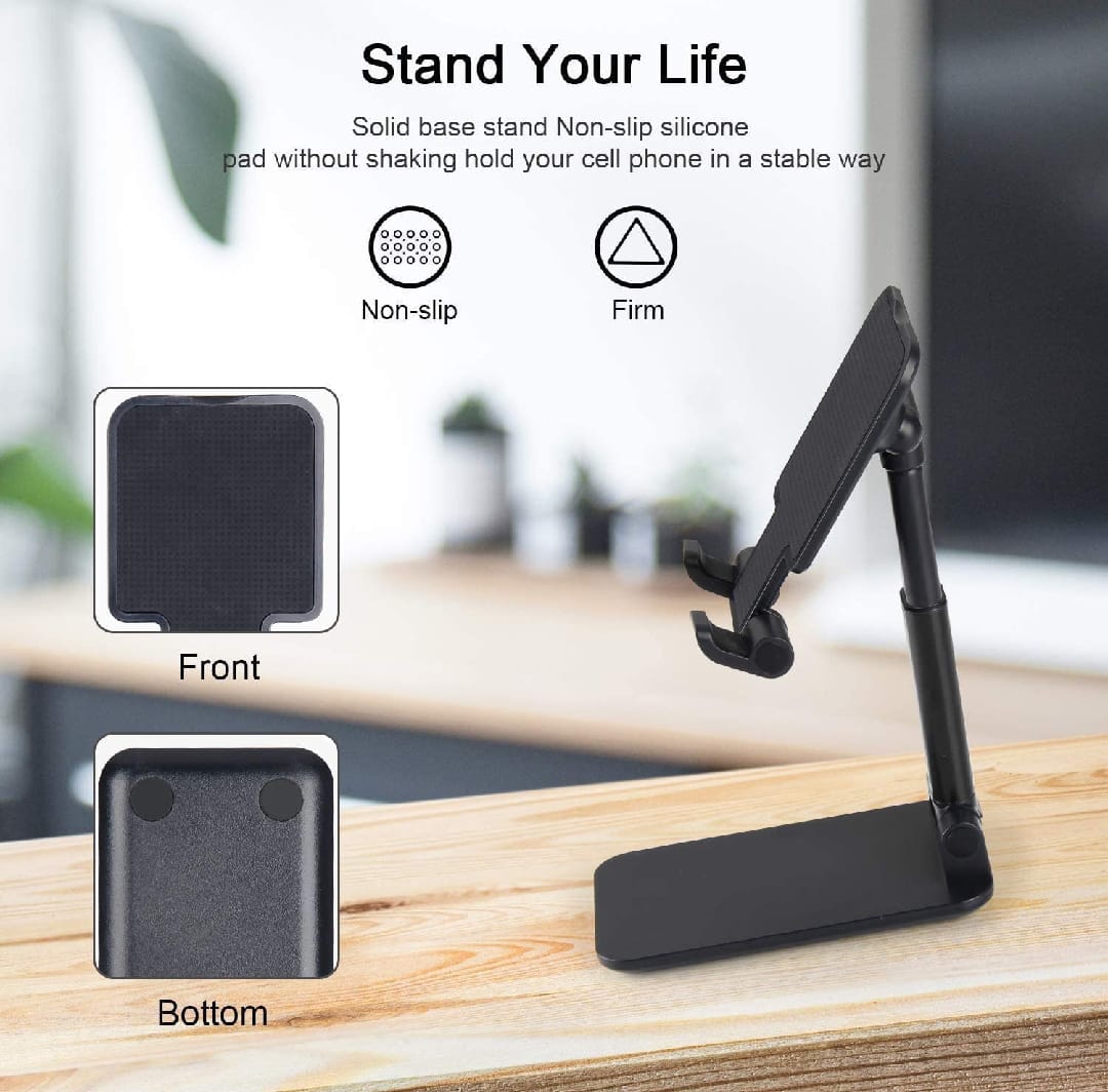 Mobile & Tablet Holder | Premier Quality Product | Adjustable and Flexible Stand | Compact Pocket Size | Easy to Carry | Best for Study and Office Use | Compatible with all size Mobile