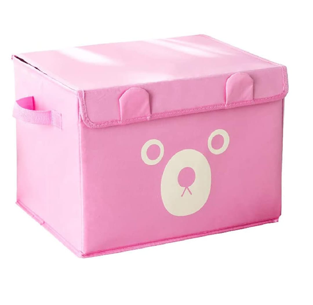 Panda Design Folding Storage Bins Basket Kid Toys Organizer Storage Box