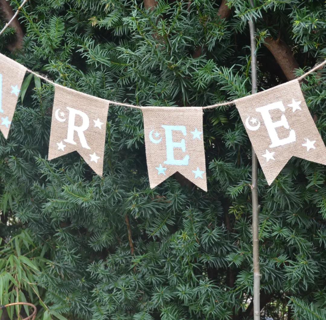 Ramadan Kareem Decoration, Eco Friendly Made From Jute