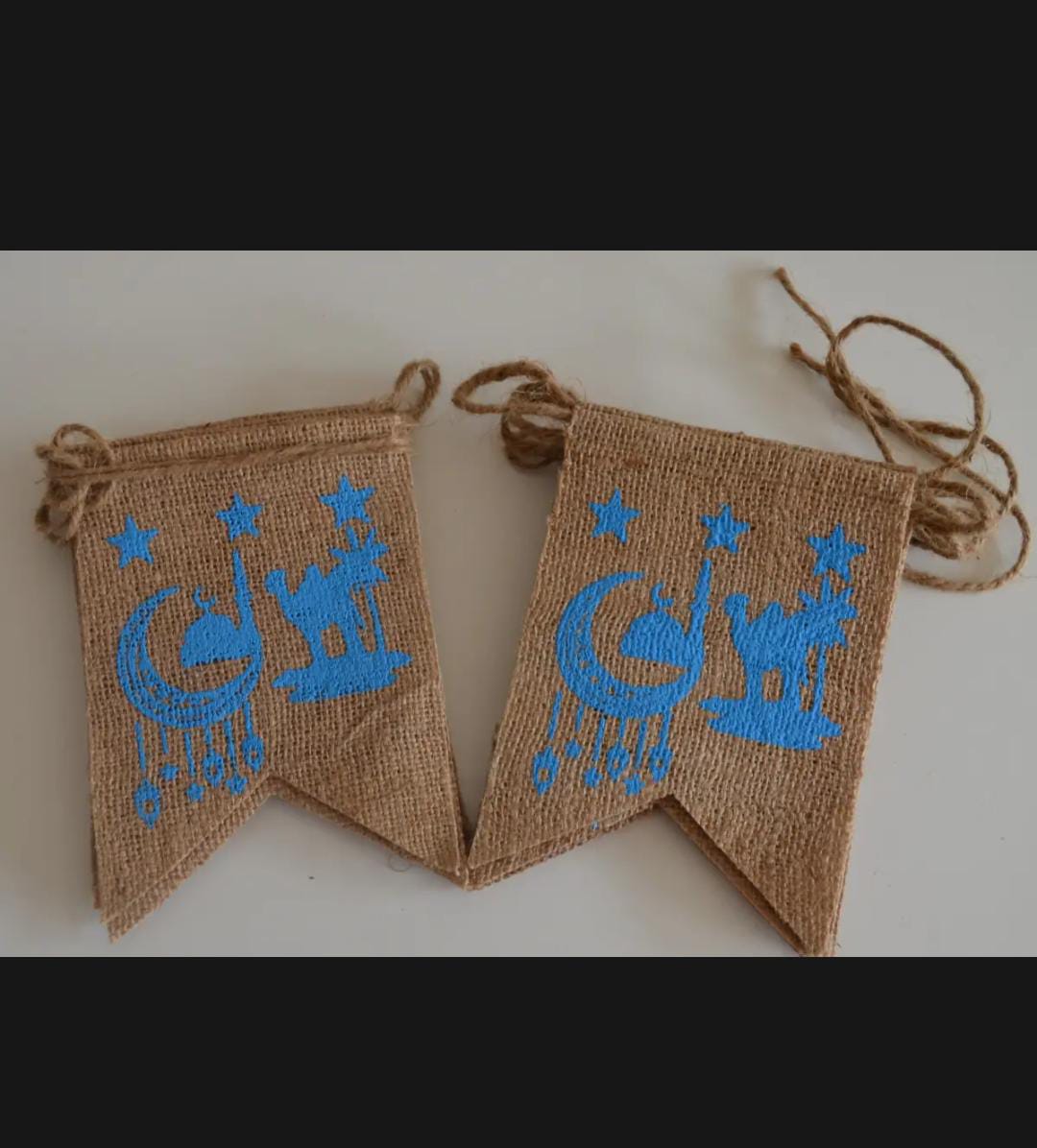 Ramadan Kareem Decoration, Eco Friendly Made From Jute