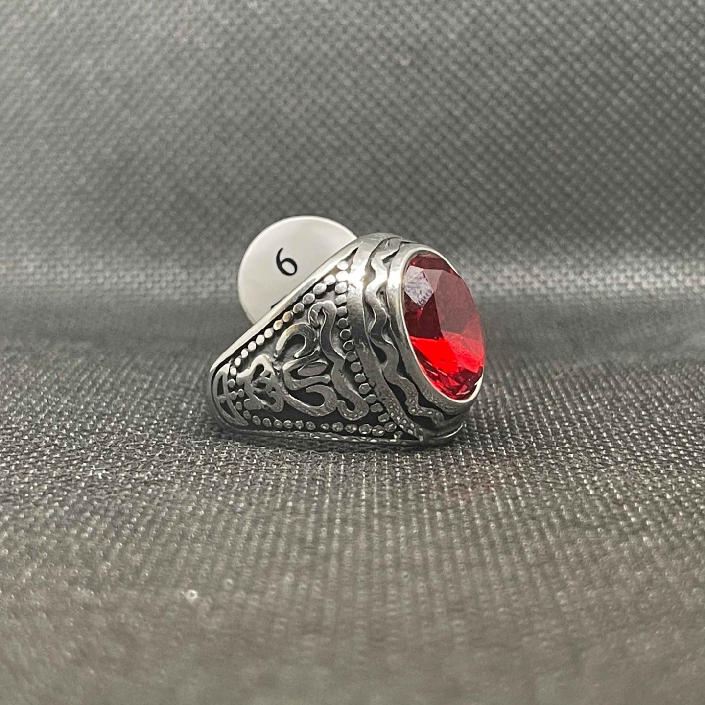Stardust Ruby Stone (یاقوت) Symphony Ring | Lifetime Colour Warranty