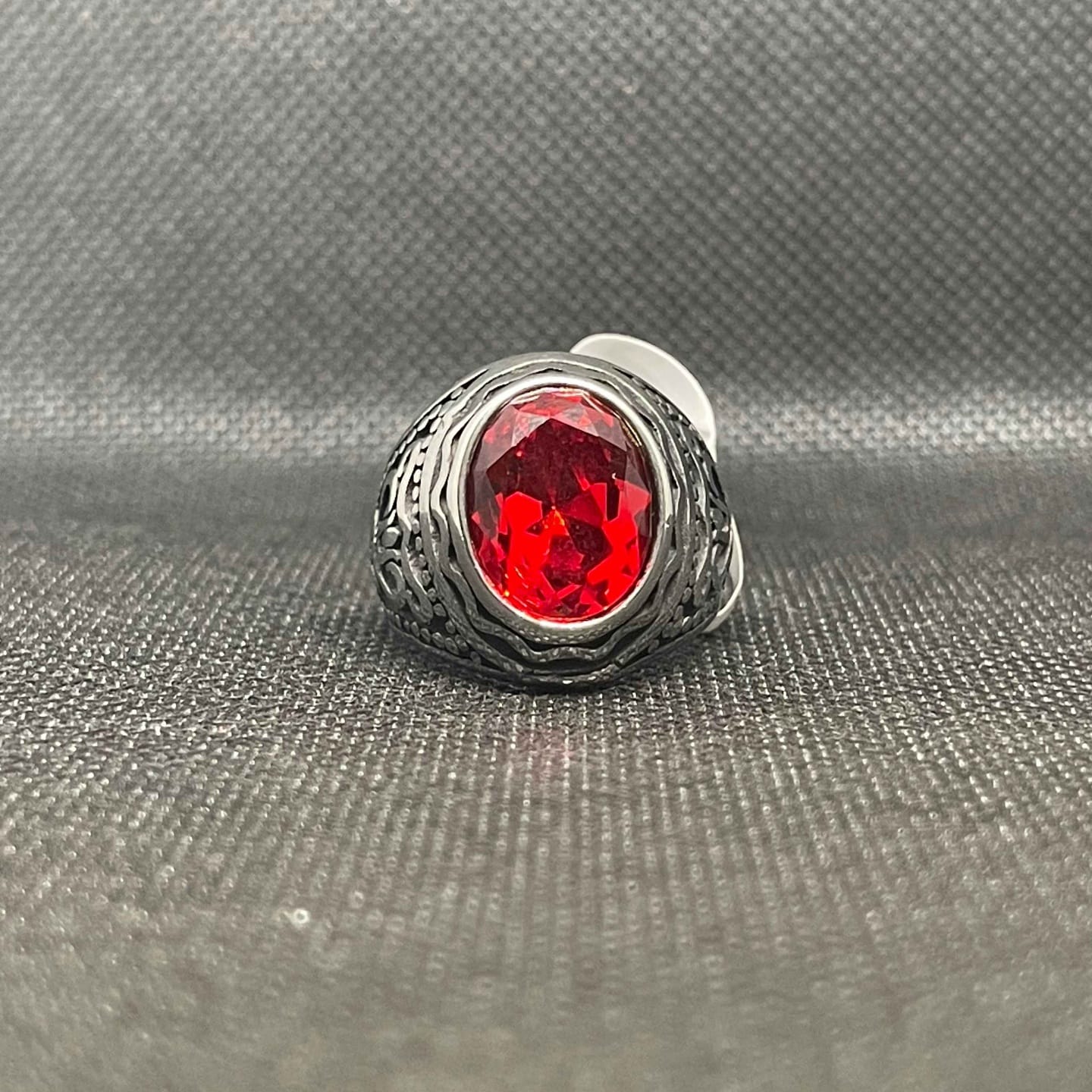Stardust Ruby Stone (یاقوت) Symphony Ring | Lifetime Colour Warranty