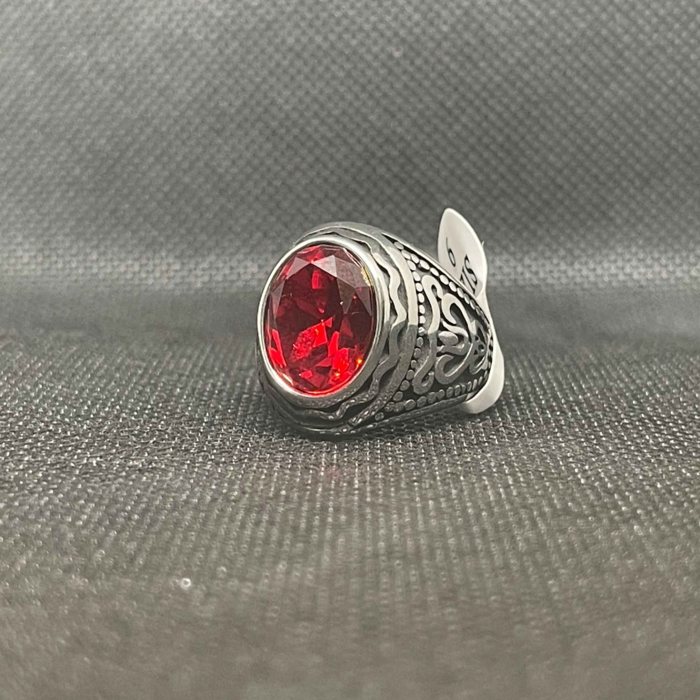Stardust Ruby Stone (یاقوت) Symphony Ring | Lifetime Colour Warranty