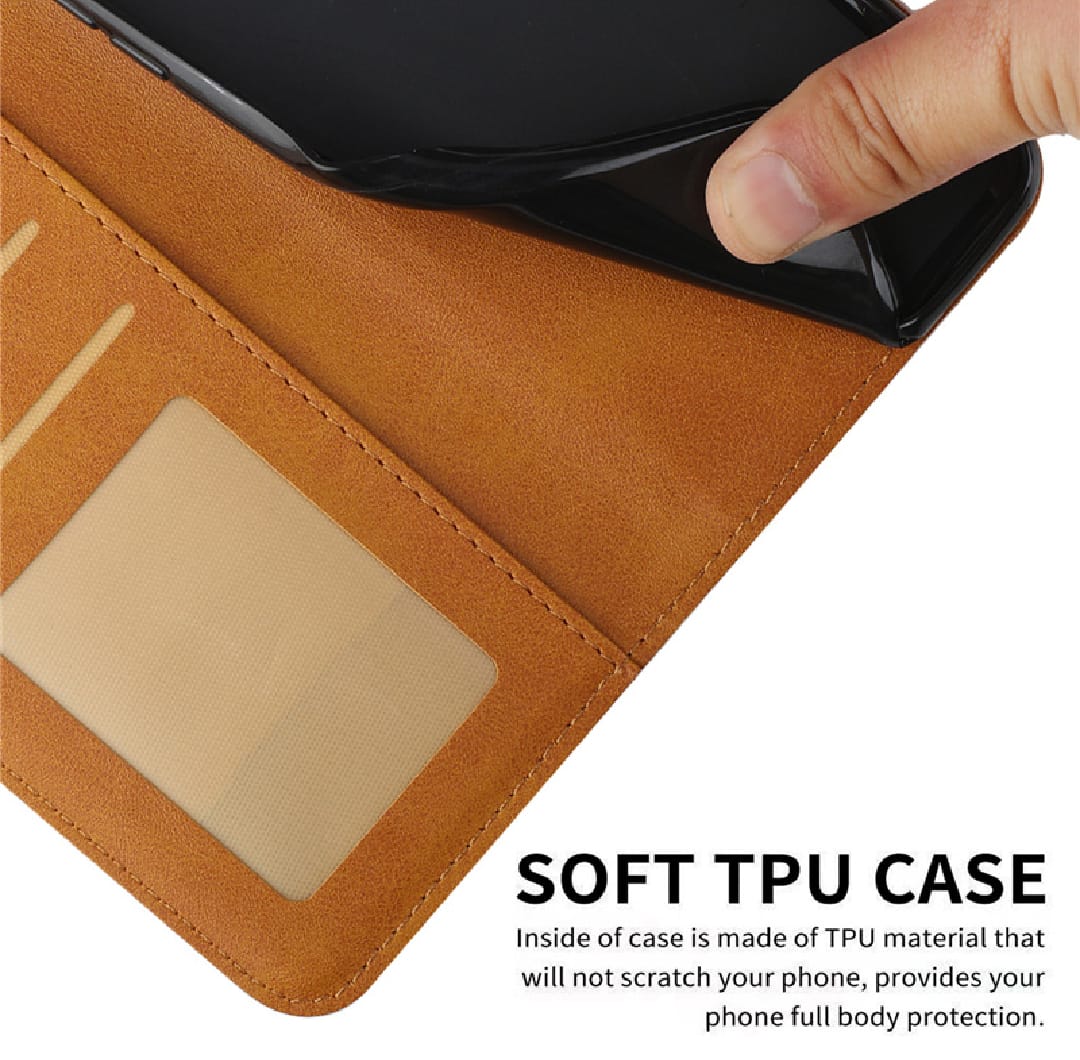 Samsung Galaxy S24 / S24+ Plus / S24 Ultra 5G Retro PU Leather Wallet Case Flip Clasp Stand Cards Holder Casing