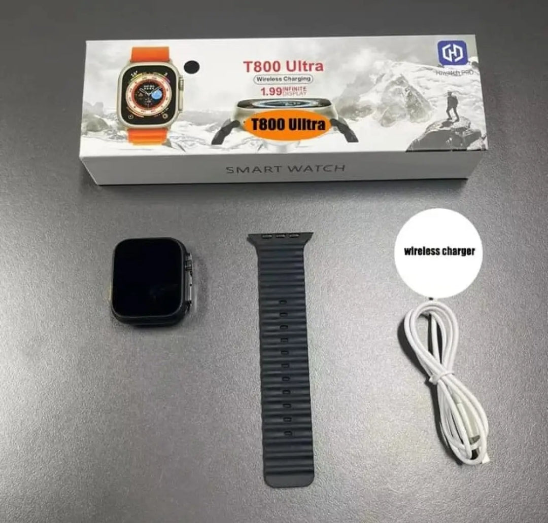 T800 Ultra Smart Watch For Men & Women - Full Touch Bluetooth Call Smartwatch