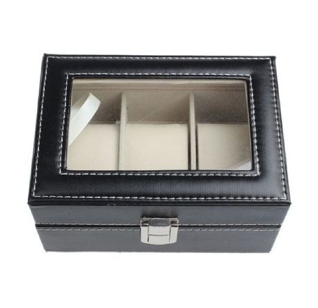 Leather Watch Box Case Holder Organizer Storage Box for Watches Display Best Gift 3/6/10/12 Grid