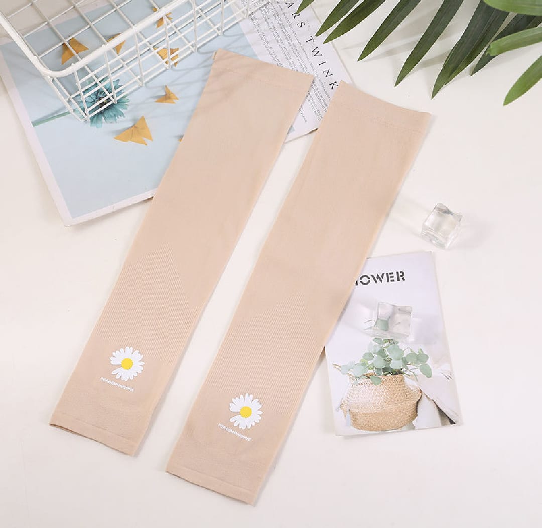 Sunscreen Ice Sleeve Female Ins Breathable Uv Arm Sleeve Male Ice Silk Sleeve