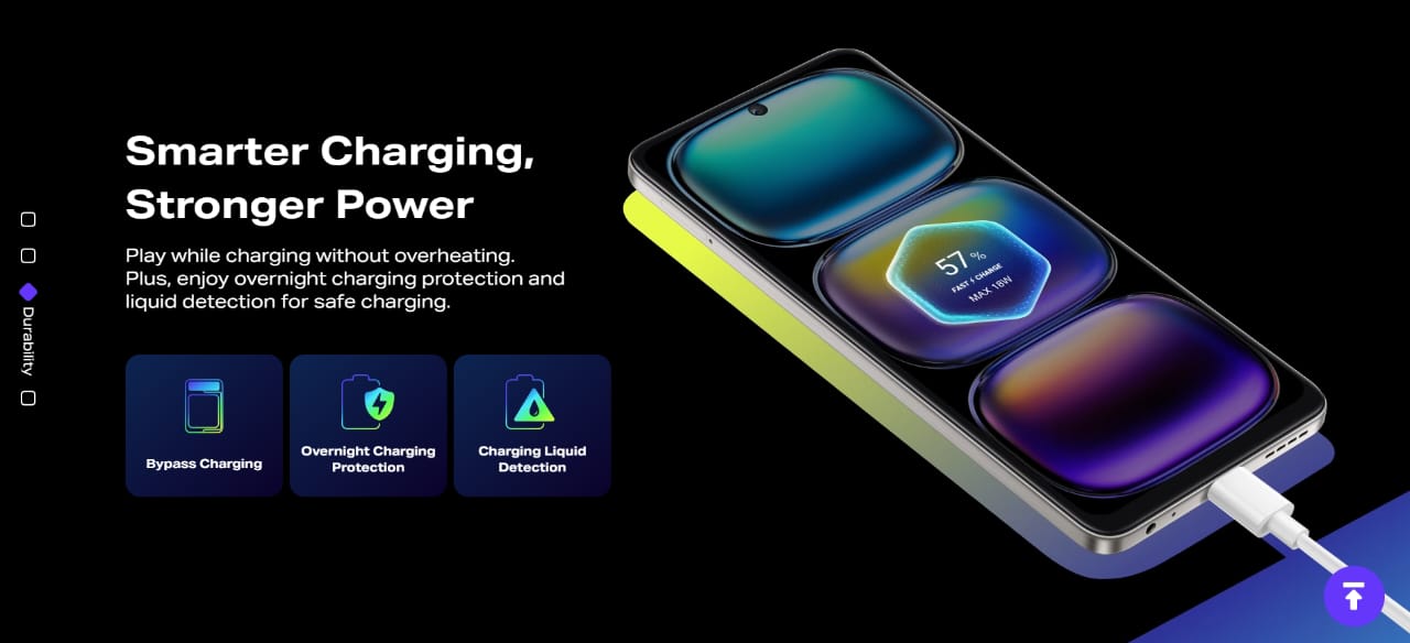 Infinix Hot 50 8 + 8/128, 6.78" FHD+ 120Hz Display, 50MP Camera, 5000mAh Battery with 18W Fast Charge, MediaTek Helio G100, XOS 14.5 Android 14