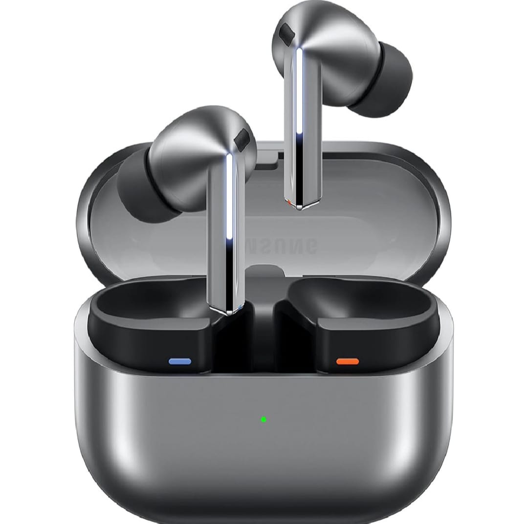 SAMSUNG Galaxy Buds 3 Pro - Wireless TWS Earbuds with ANC - Hi-Fi Sound & Long Battery Life - AI True Wireless Bluetooth Earbuds, Noise Cancelling, Sound Optimization, Touch Controls, Real-Time Interpreter, Redesigned Comfort Fit -Best Airpods Alternative