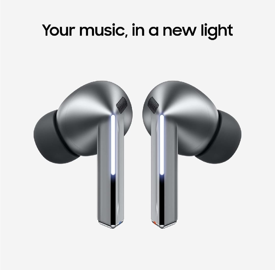 SAMSUNG Galaxy Buds 3 Pro - Wireless TWS Earbuds with ANC - Hi-Fi Sound & Long Battery Life - AI True Wireless Bluetooth Earbuds, Noise Cancelling, Sound Optimization, Touch Controls, Real-Time Interpreter, Redesigned Comfort Fit -Best Airpods Alternative