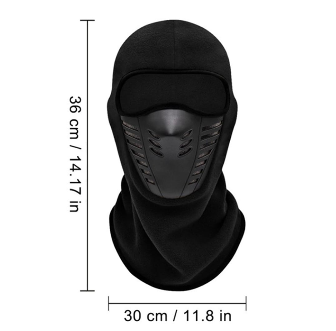 Motorcycle Mask Fleece Thermal Face Mask Keep Warm Moto Riding Balaclava Winter Windproof Ski Mask Men Women