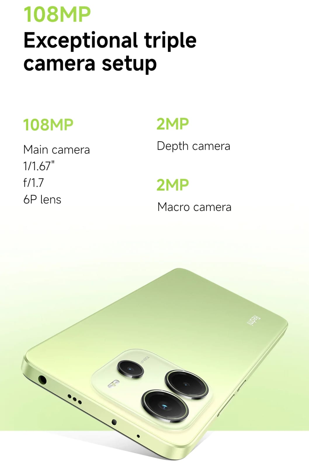 Redmi Note 14 | 8GB RAM 128GB ROM / 8GB RAM 256GB ROM | 6.67 Inches 120Hz AMOLED Capacitive Touchscreen | 108MP Back Camera | 5500mAh Battery