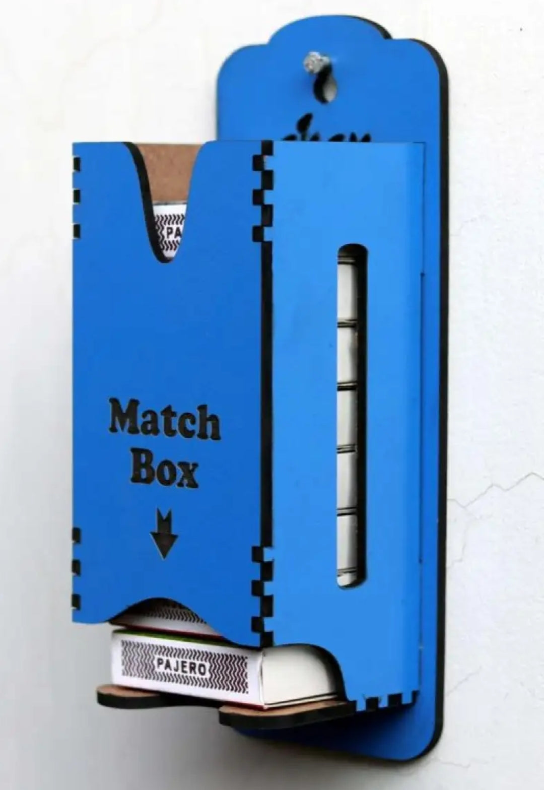 Match Box Holder Wall Mount Storage Box