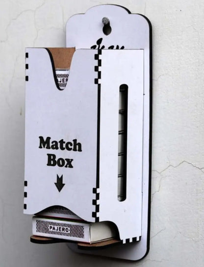 Match Box Holder Wall Mount Storage Box