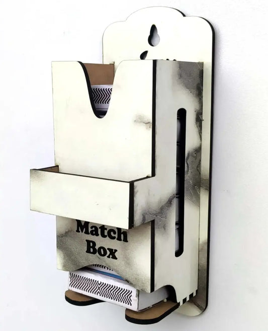 Match Box Holder Wall Mount Storage Box