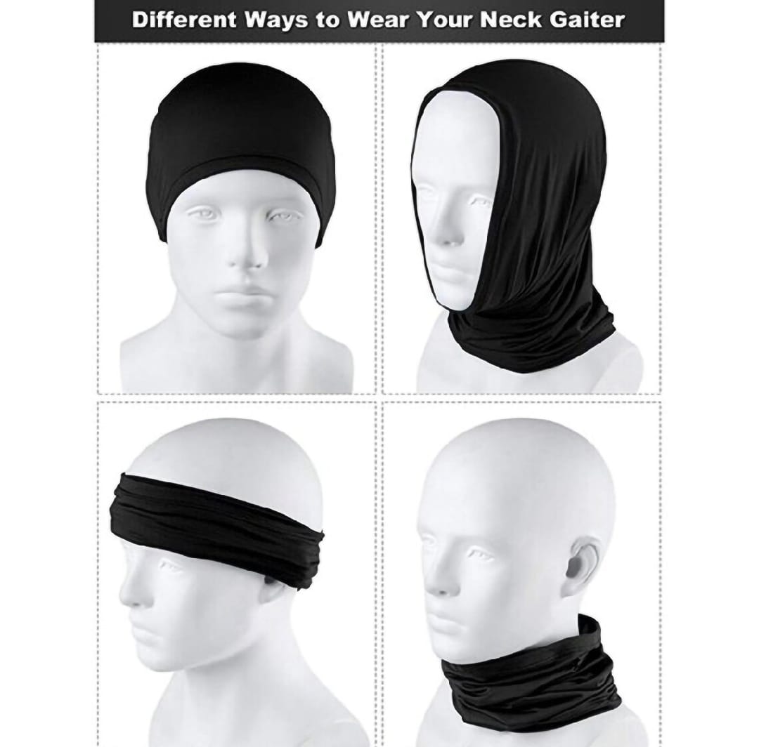 Summer neck cover for men, Face Mask Neck Headbands, Motorcycle Unisex Face Cover Scarf for Dust Wind Sun Protection