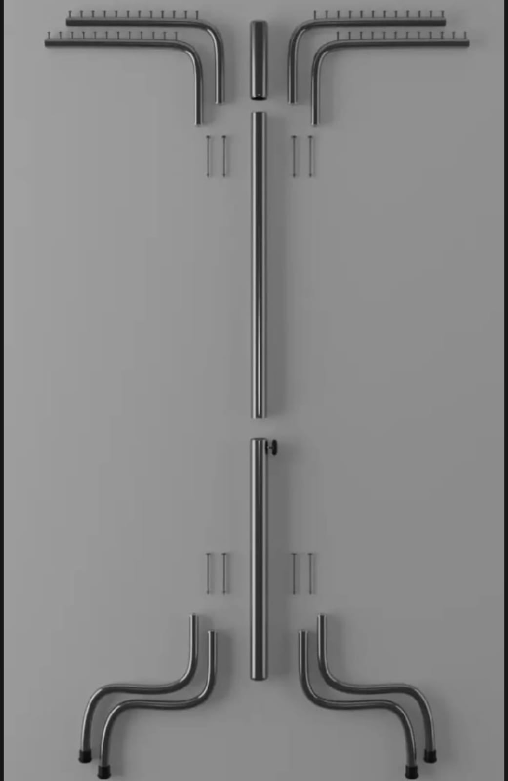 Boutique Cloth Hanger Hanging stand With 48 hooks for Your home and Boutique - Cloth Organizer