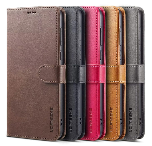 Flip Leather Case For Xiaomi Redmi A3 A2 A1 13C 12 11A Note 13 Pro Plus 5G Card Slots Wallet Cover for Mi Poco M6 X6 Pro C65