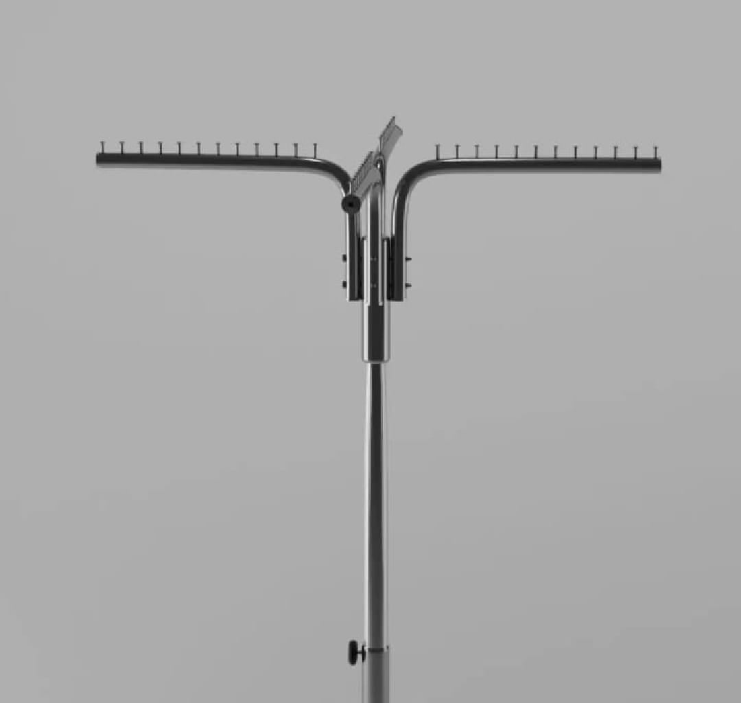 Boutique Cloth Hanger Hanging stand With 48 hooks for Your home and Boutique - Cloth Organizer