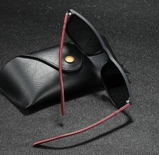 Luxury Square Vintage Polarized Cycling Sunglasses Fashion Travel Driving Fishing Sun Glasses Male Eyewear UV400