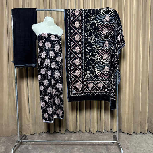 Palachi (پلچھی) Design 104 Velvet Unstitch Suit in Elegant Design & Colors (Shalwar, Kameez & Dubatta)