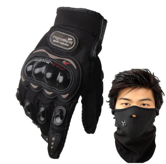 Pack of 2 - Gloves & MCS-01C + Summer & Winter Mask